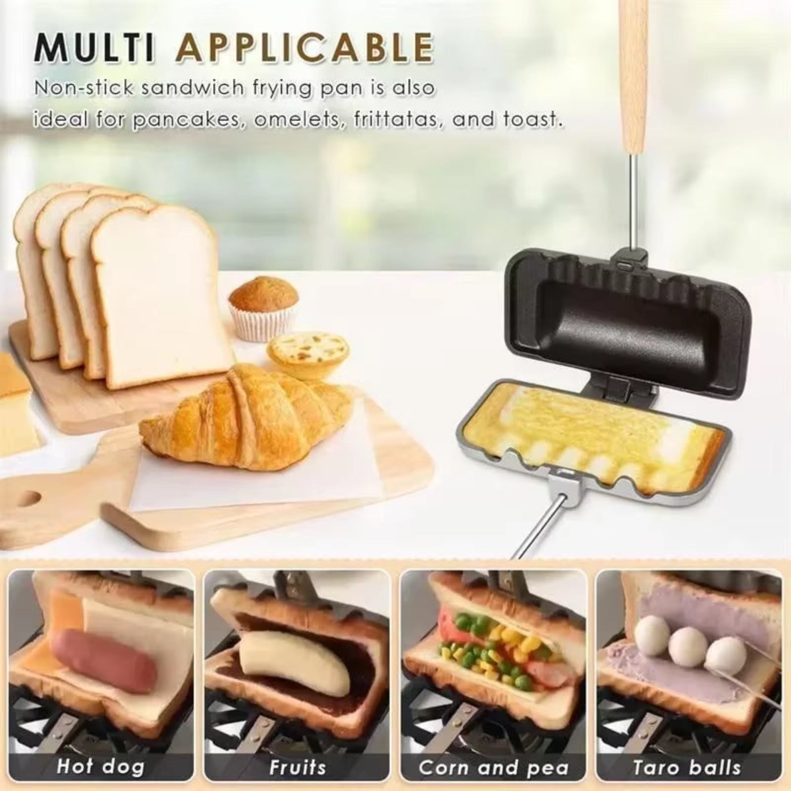 FlipMaster™ 2-in-1 Sandwich & Breakfast Maker