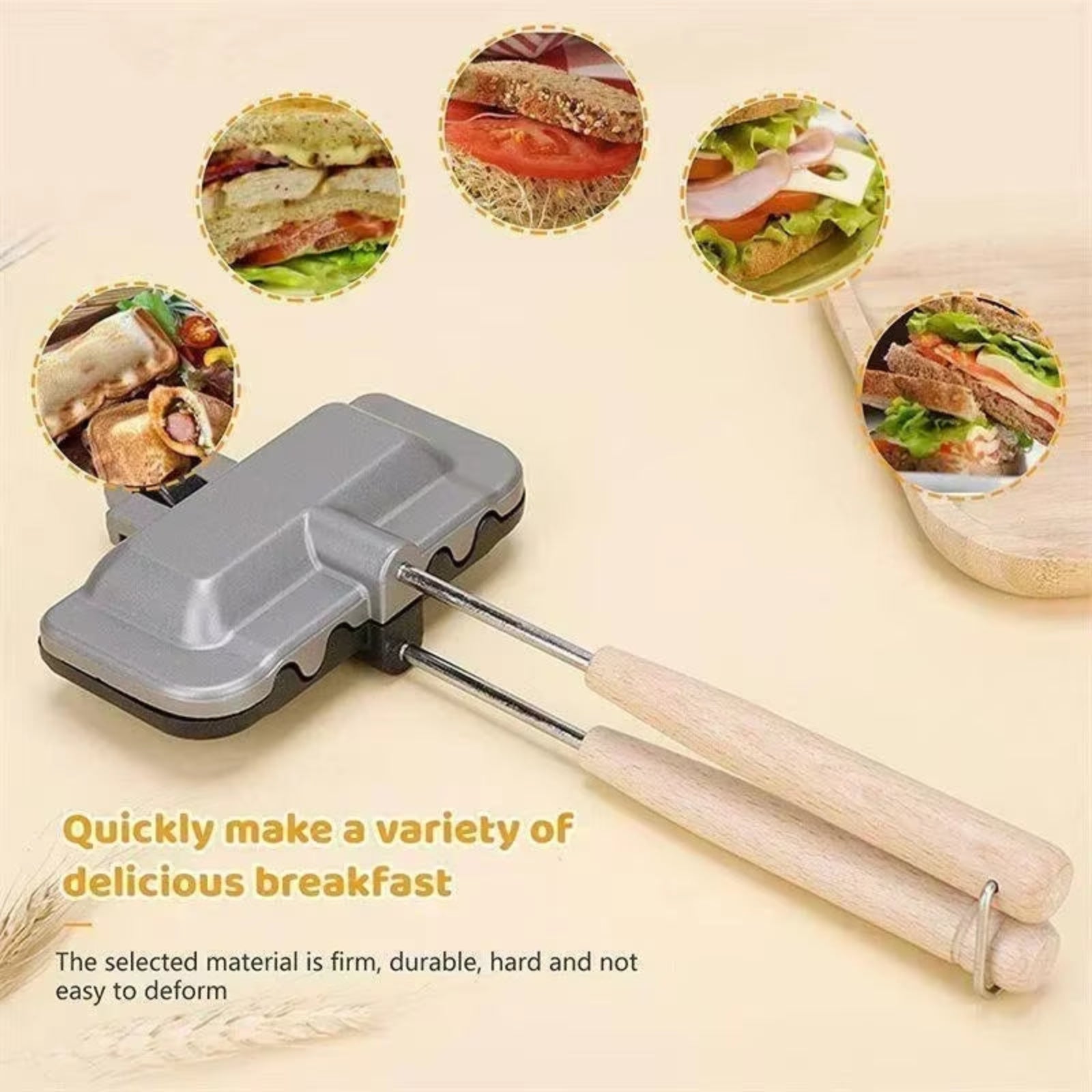 FlipMaster™ 2-in-1 Sandwich & Breakfast Maker