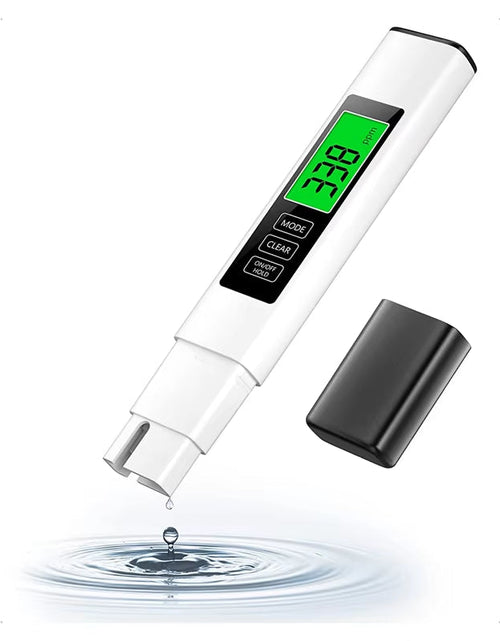Load image into Gallery viewer, PureCheck 3-in-1 Digital TDS Water Tester – High Accuracy Water Quality Testing Kit for Drinking Water
