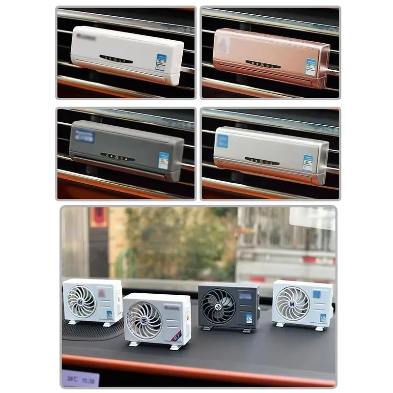 FreshDrive Solar Car Air Freshener – Mini Aromatherapy Machine with Lasting Fragrance & Stylish Decorative Design