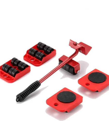 EasyGlide Furniture Mover Set – Heavy Lifter Bar & Slider Wheels for Effortless Moving