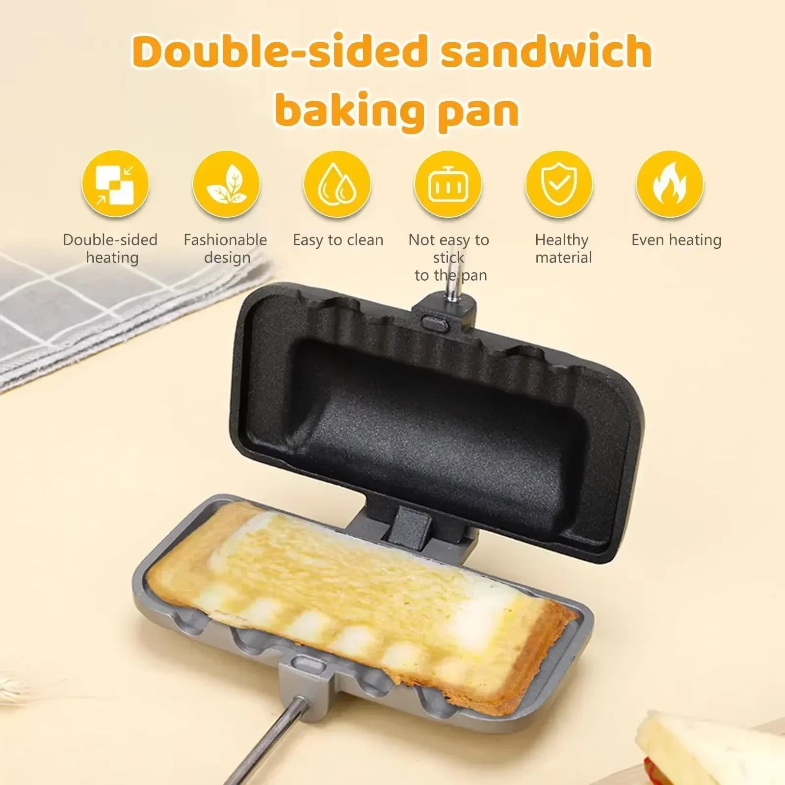 FlipMaster™ 2-in-1 Sandwich & Breakfast Maker