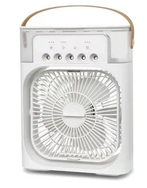 Load image into Gallery viewer, BreezeLoop Pro – Bladeless Rechargeable Neck Fan with 3-Speed Cooling for Summer Comfort
