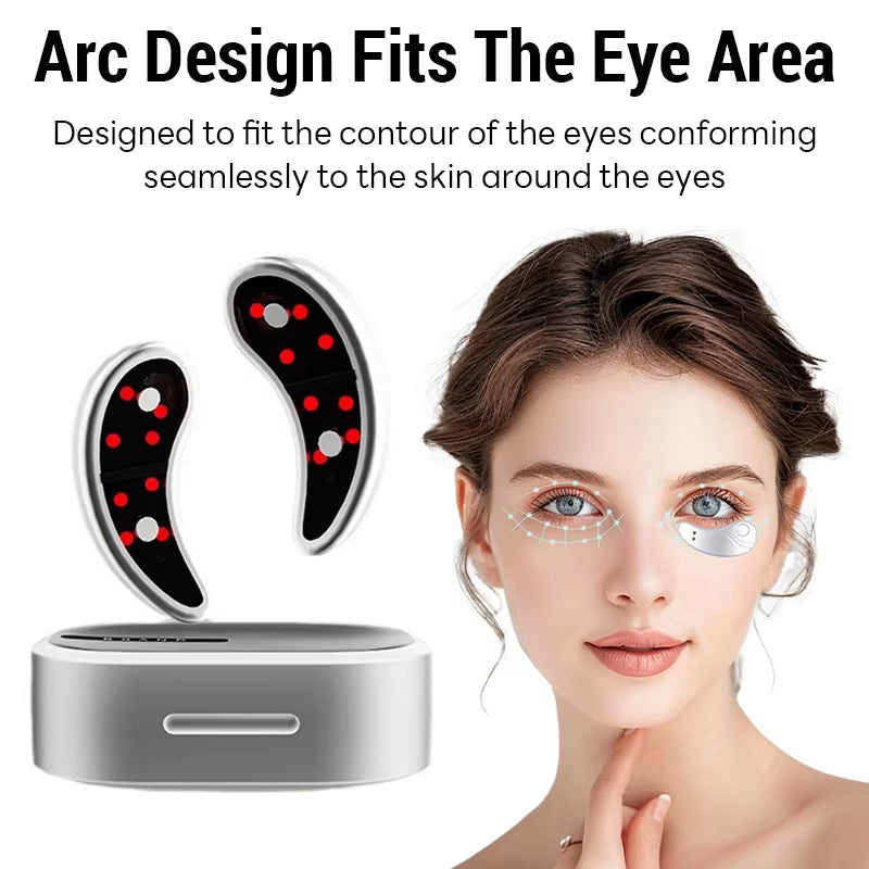 ReviveEyes™ EMS Red Light Eye Therapy Wand – Brighten, Lift & Awaken Your Look